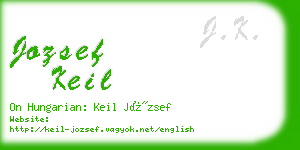 jozsef keil business card